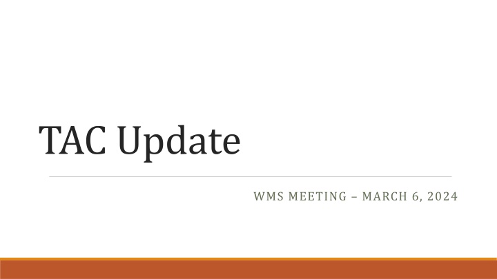 tac update n.w