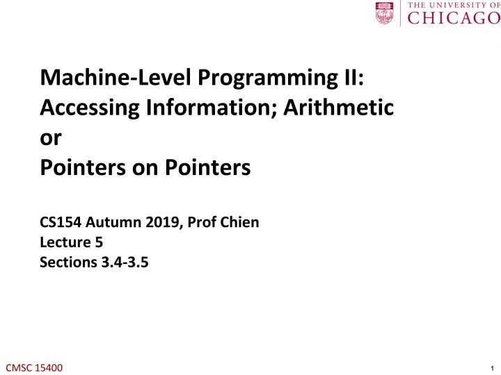 machine level programming ii accessing n.w