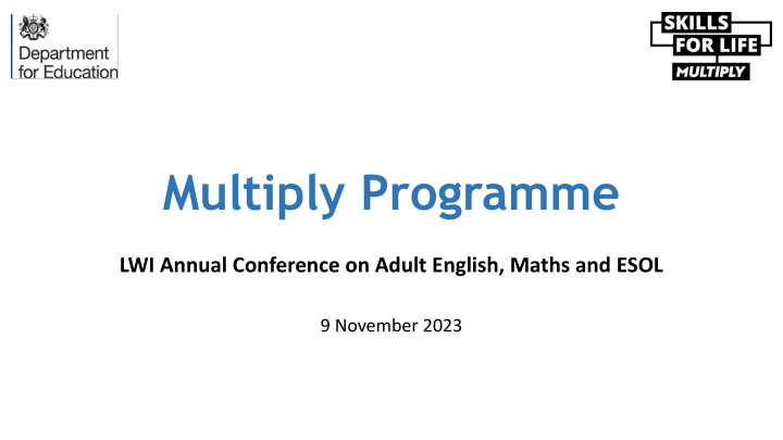Multiply Programme: Enhancing Adult Numeracy Across the UK