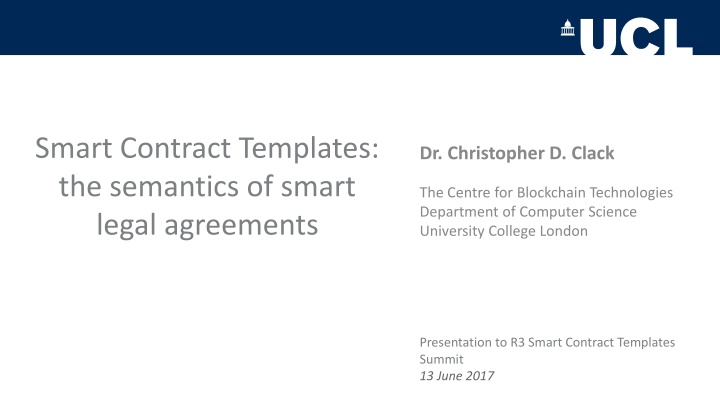 smart contract templates the semantics of smart n.w
