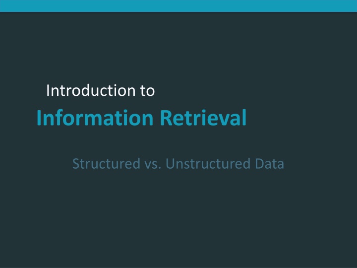 introduction to information retrieval n.w