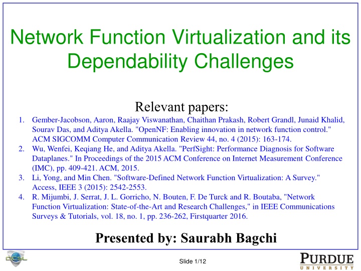 network function virtualization n.w
