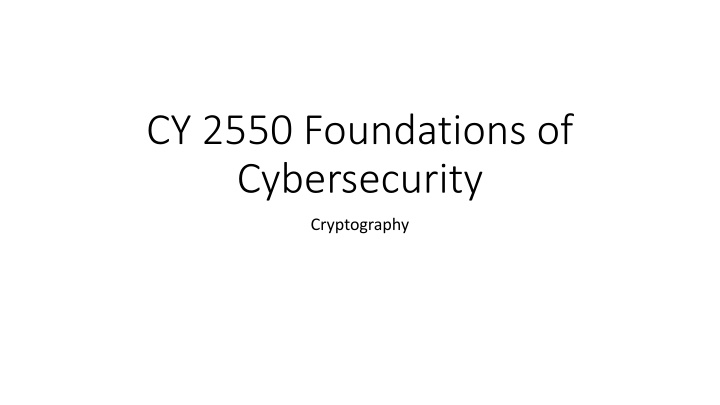 cy 2550 foundations of cybersecurity n.w