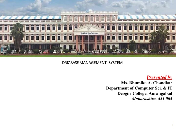 database management system n.w