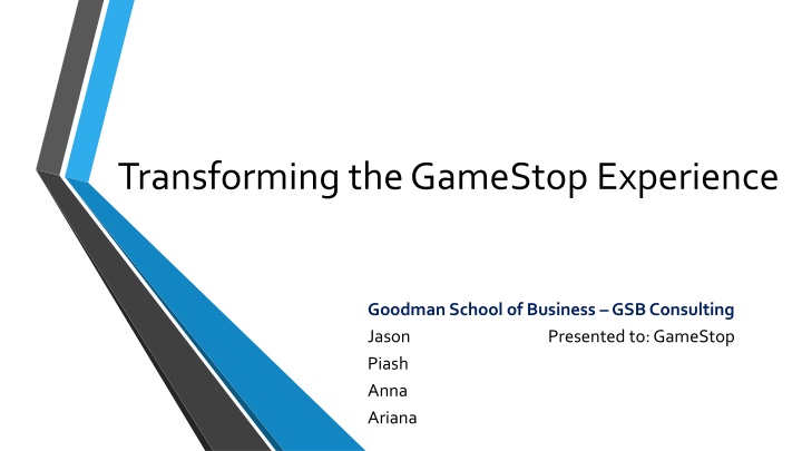 transforming the gamestop experience n.w