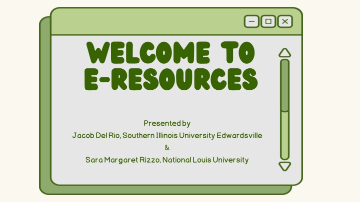welcome to e resources n.w