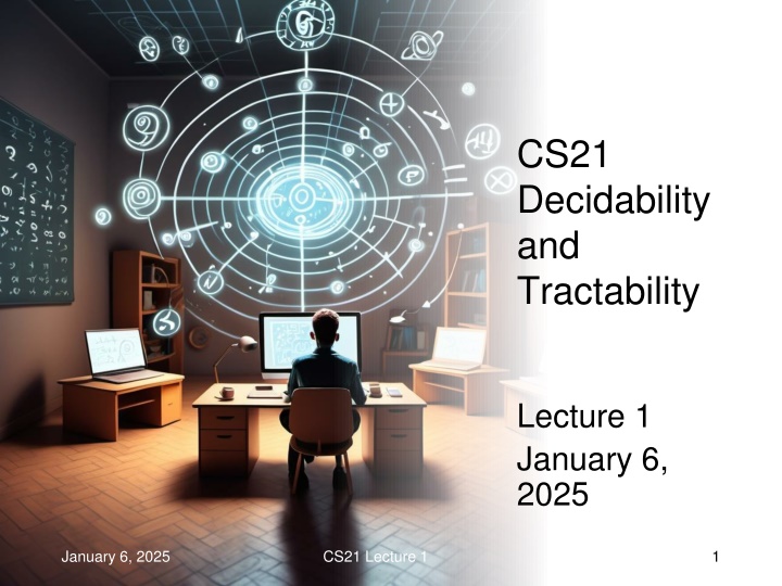 cs21 decidability and tractability n.w