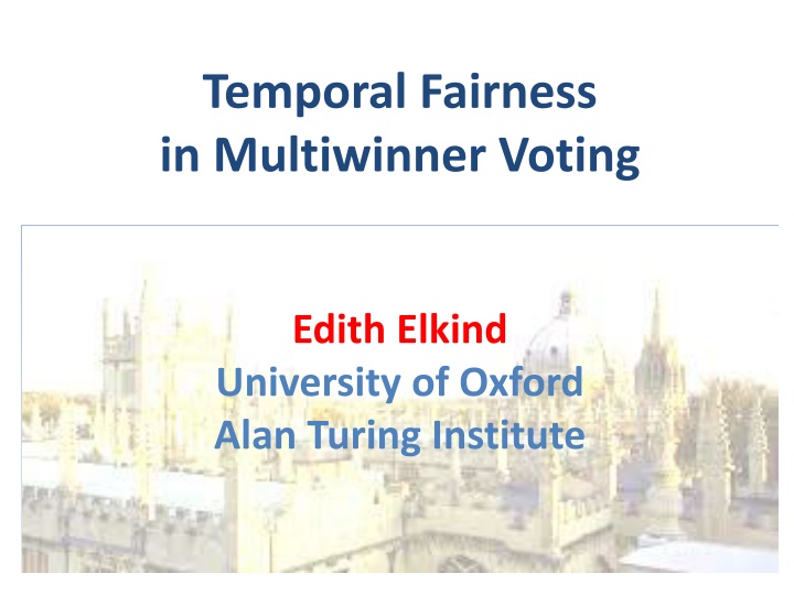 temporal fairness in multiwinner voting n.w
