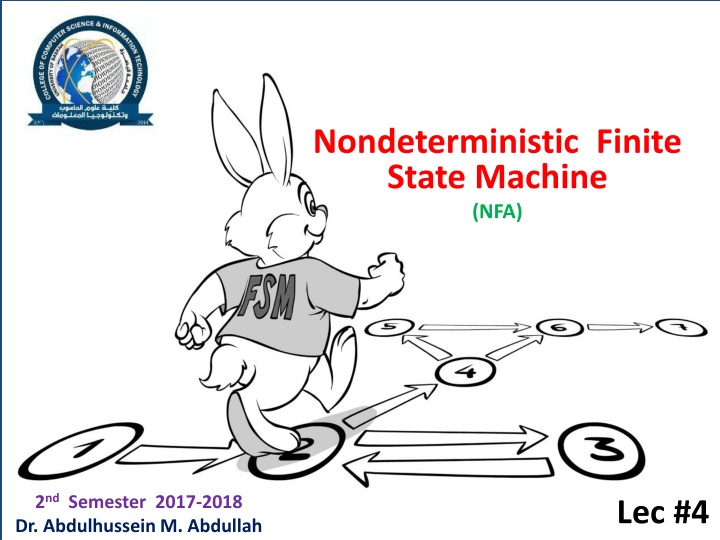 nondeterministic finite state machine nfa n.w
