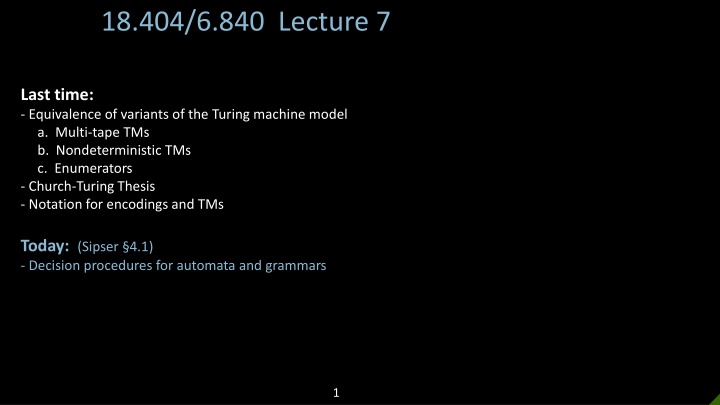 18 404 6 840 lecture 7 n.w