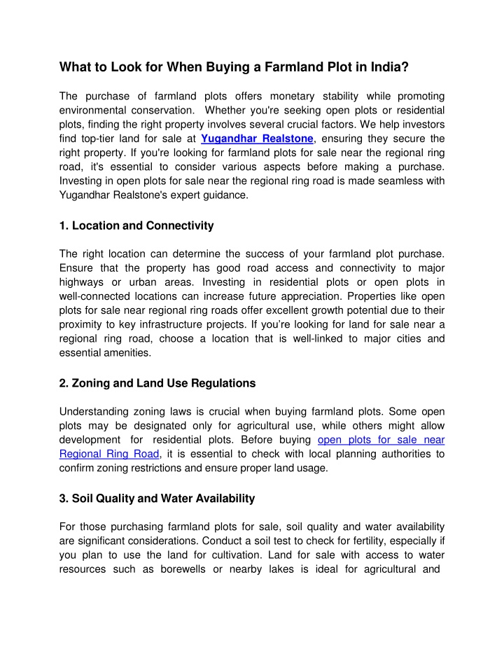 What to Look for When Buying a Farmland Plot in India_ (1)