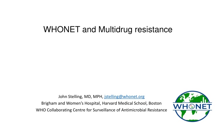 Multidrug Resistance in Bacterial Infections