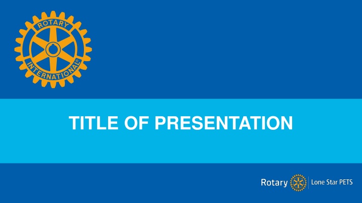 title of presentation n.w