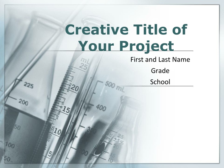 creative title of your project n.w