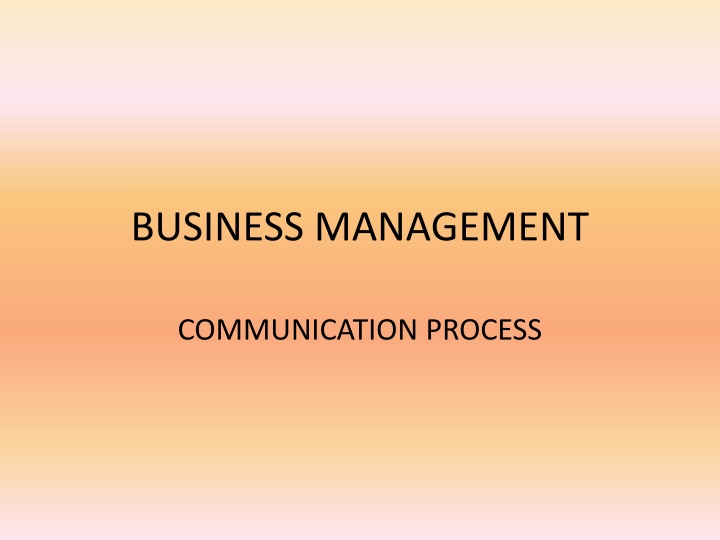 business management n.w