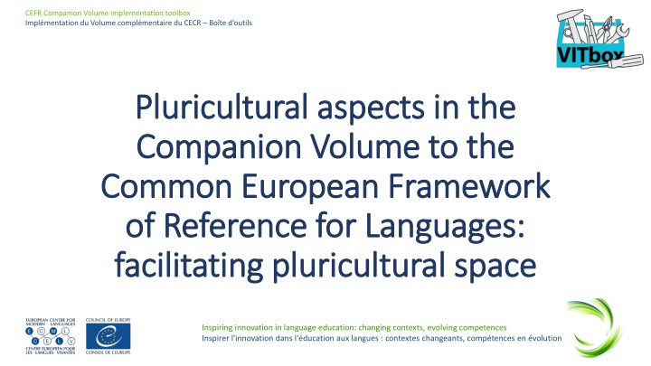 cefr companion volume implementation toolbox impl n.w