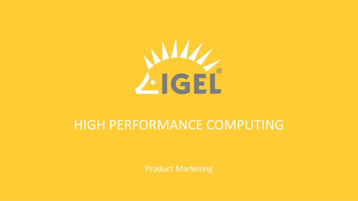 high performance computing n.w