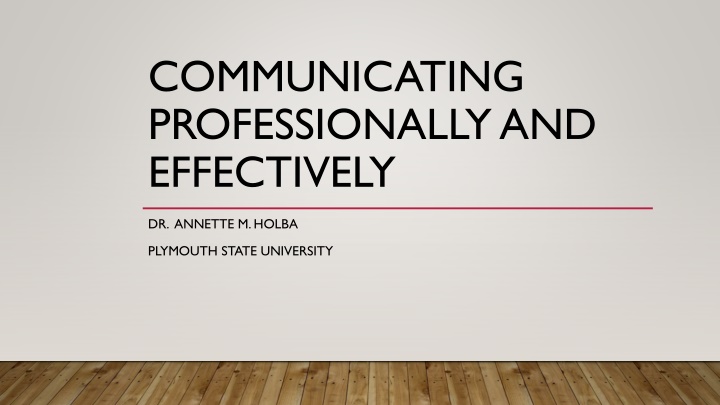 Effective Professional Communication Strategies