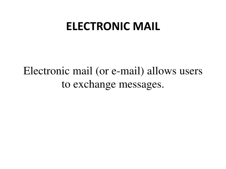 electronic mail n.w