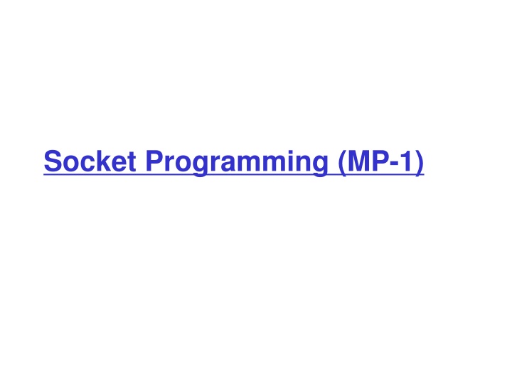 socket programming mp 1 n.w