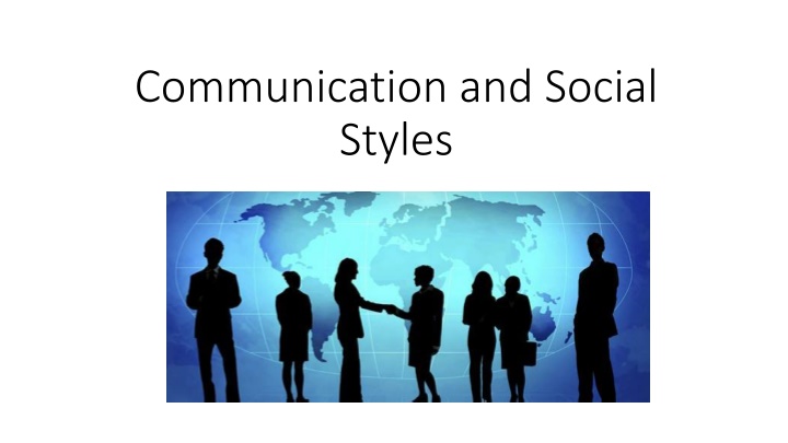 communication and social styles n.w