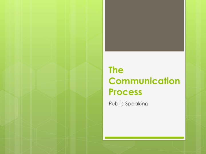 the communication process n.w