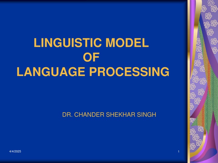 linguistic model of language processing n.w