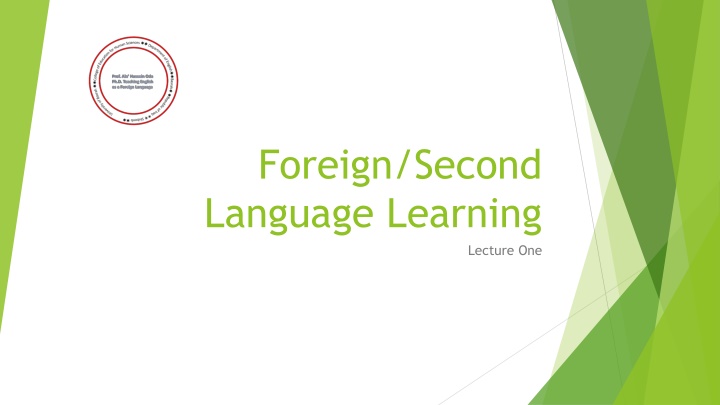 foreign second language learning n.w