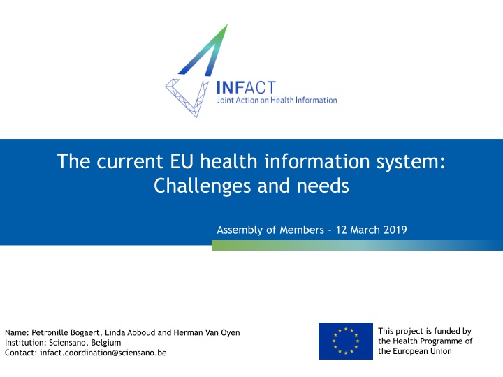 the current eu health information system n.w