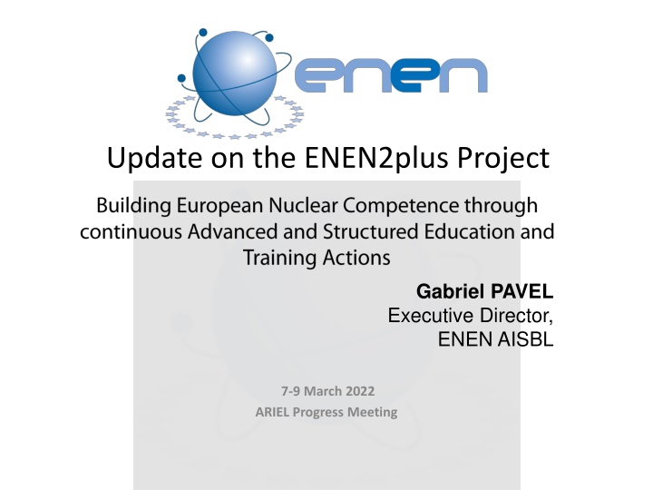 update on the enen2plus project n.w