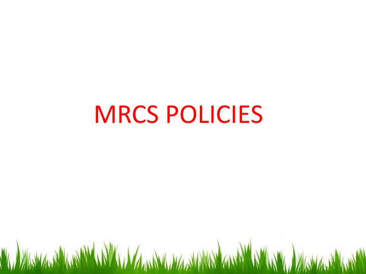 mrcs policies n.w