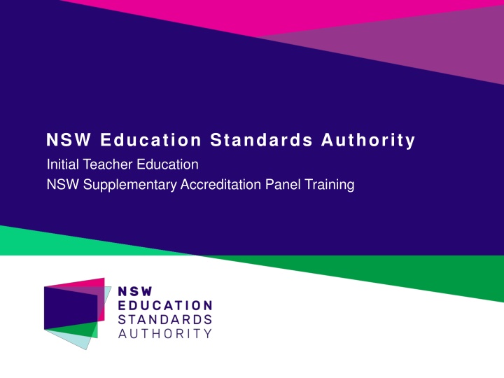 nsw education standards authority initial teacher n.w