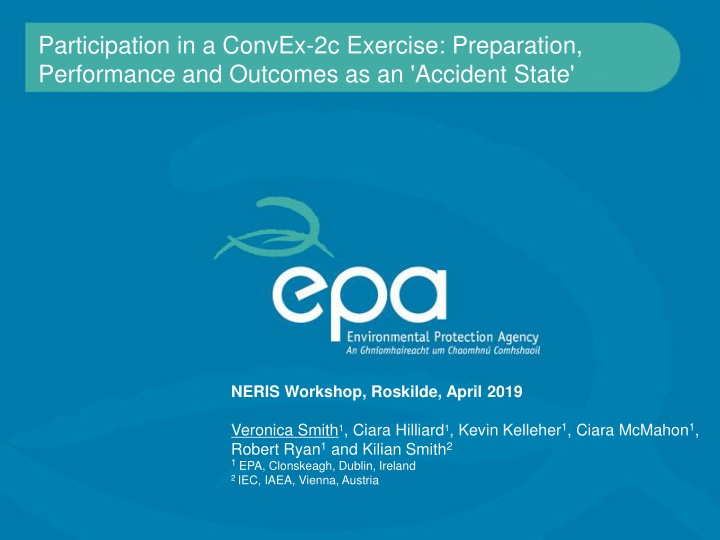 participation in a convex 2c exercise preparation n.w