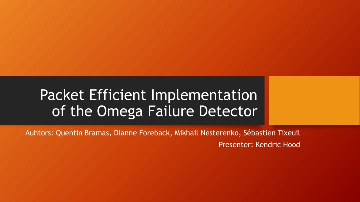 packet efficient implementation of the omega n.w