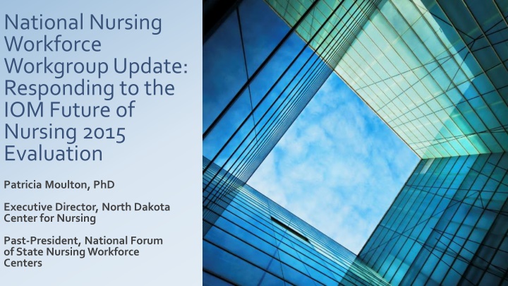 national nursing workforce workgroup update n.w