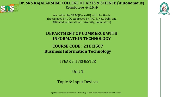 dr sns rajalakshmi college of arts science n.w