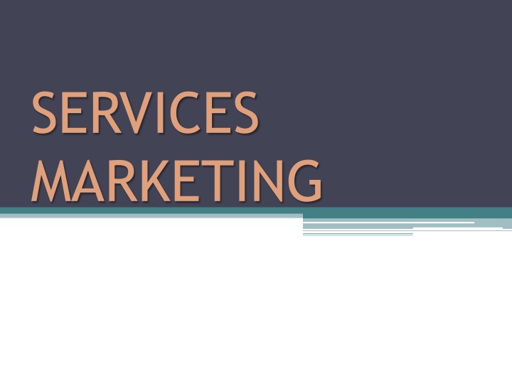 services marketing n.w