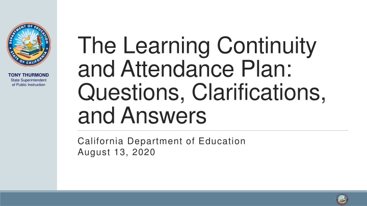 the learning continuity and attendance plan n.w