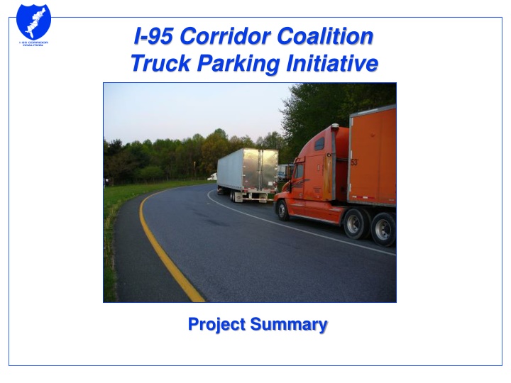 i 95 corridor coalition truck parking initiative n.w