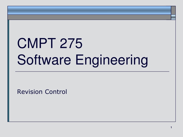 Software Configuration Items and Management Overview
