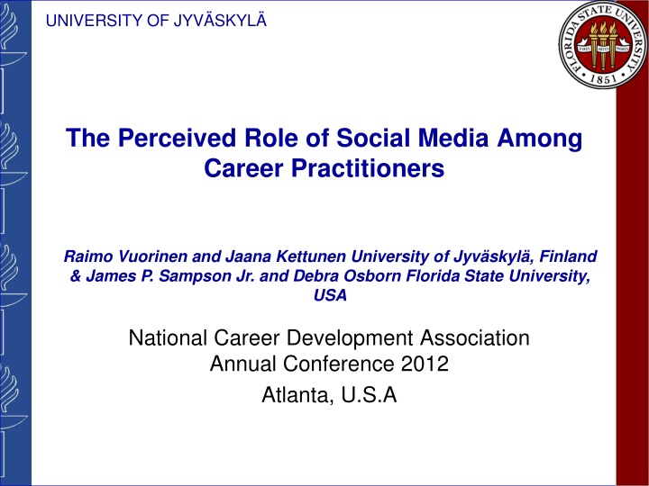 Perceived Role of Social Media Among Career Practitioners