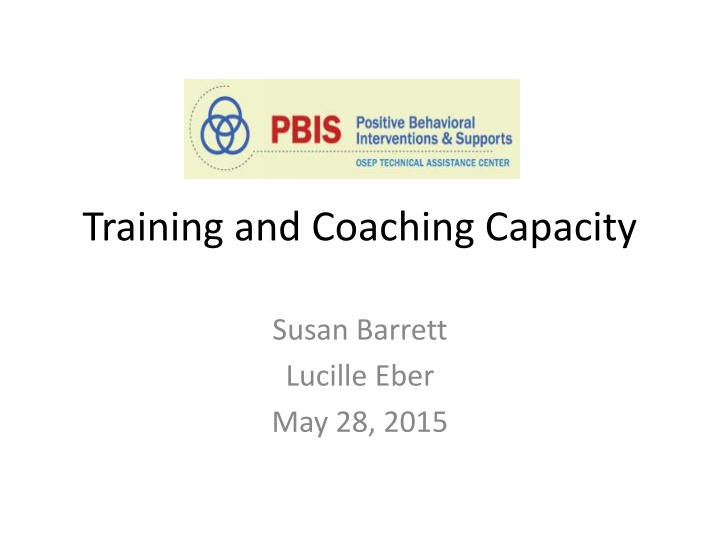 training and coaching capacity n.w