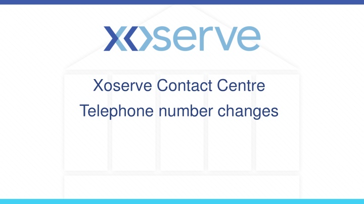 xoserve contact centre telephone number changes n.w