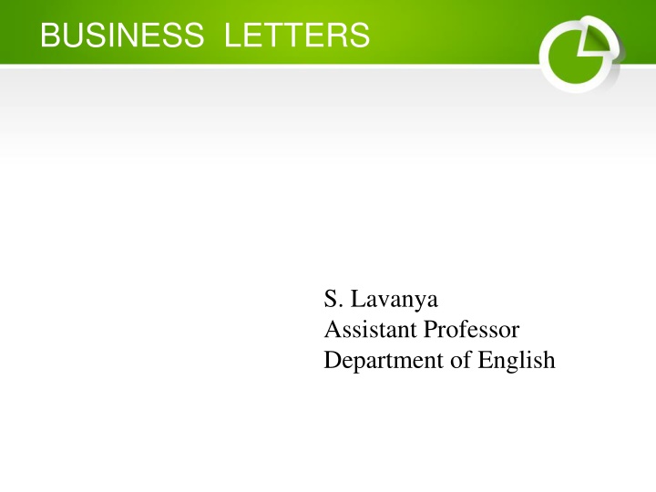 business letters n.w