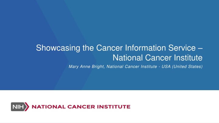 showcasing the cancer information service n.w