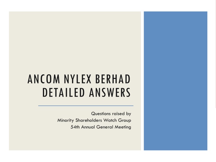ancom nylex berhad detailed answers n.w
