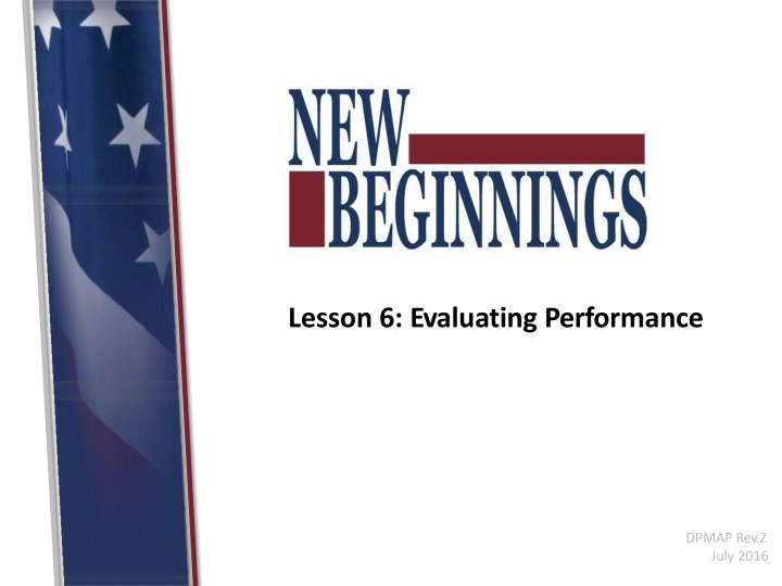 lesson 6 evaluating performance n.w