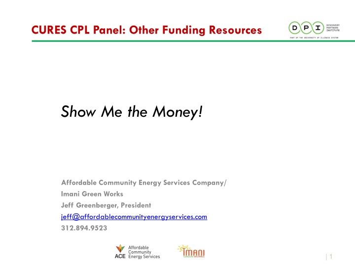 cures cpl panel other funding resources n.w
