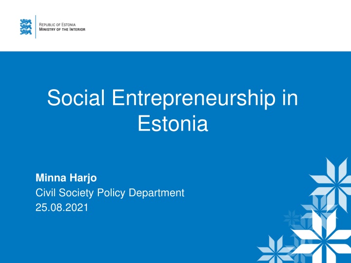 social entrepreneurship in estonia n.w