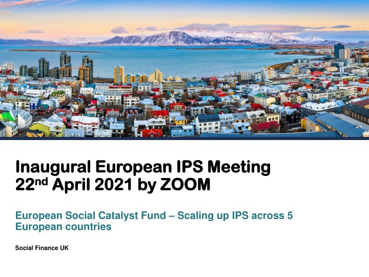 inaugural european ips meeting inaugural european n.w